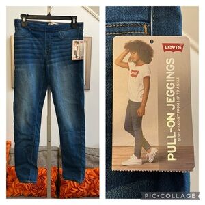 ❣️🆕Levi’s Big Girls Sweetwater Medium Wash Pull On Jeggings❣️